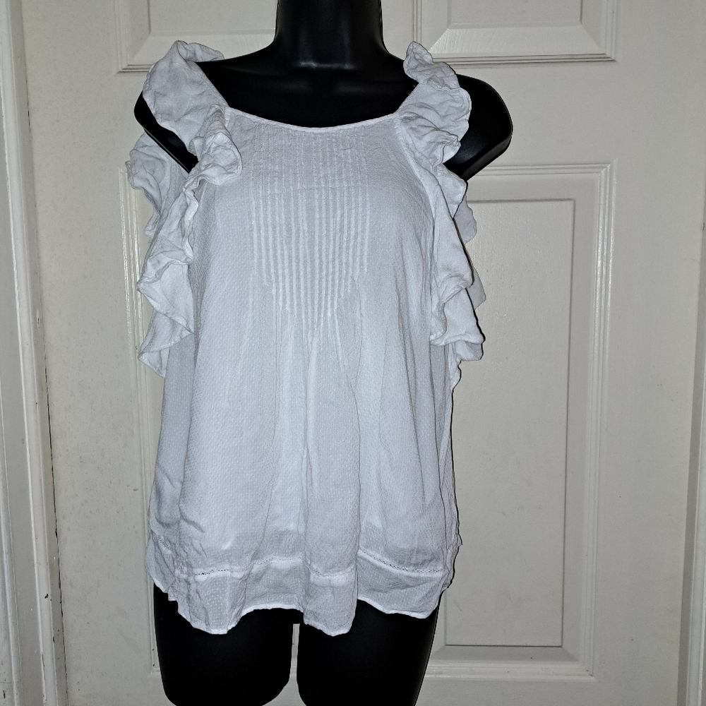 Abercrombie and Fitch white tank top size small